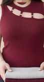 تاپ زنانه مدل ۵حلقه شیک