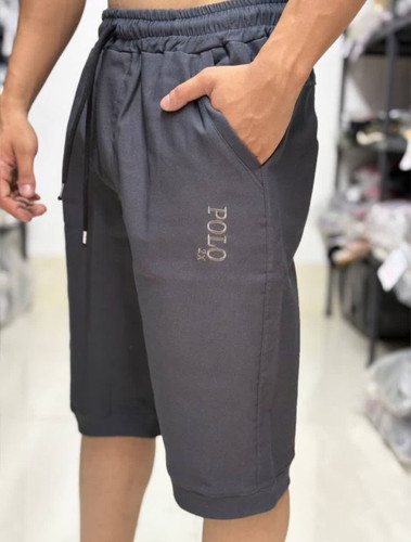 شلوارک مردانه کتان polo