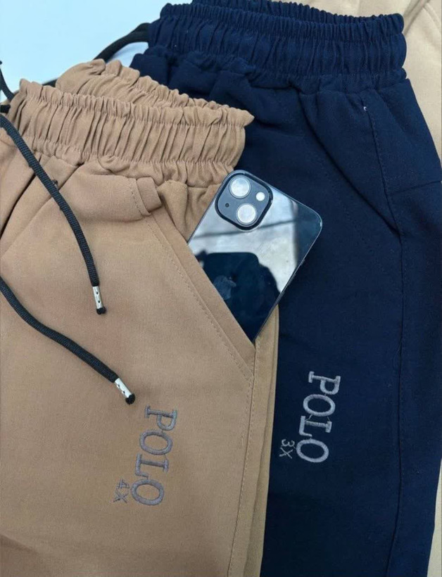 شلوارک مردانه کتان polo