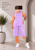 ست تاپ و شلوارک زنانه نخ پنبه اعلا خنک و راحت
