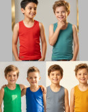 رکابی و شورت بچگانه طرح رنگی پسرانه ضدحساسیت جنس نخی اعلا