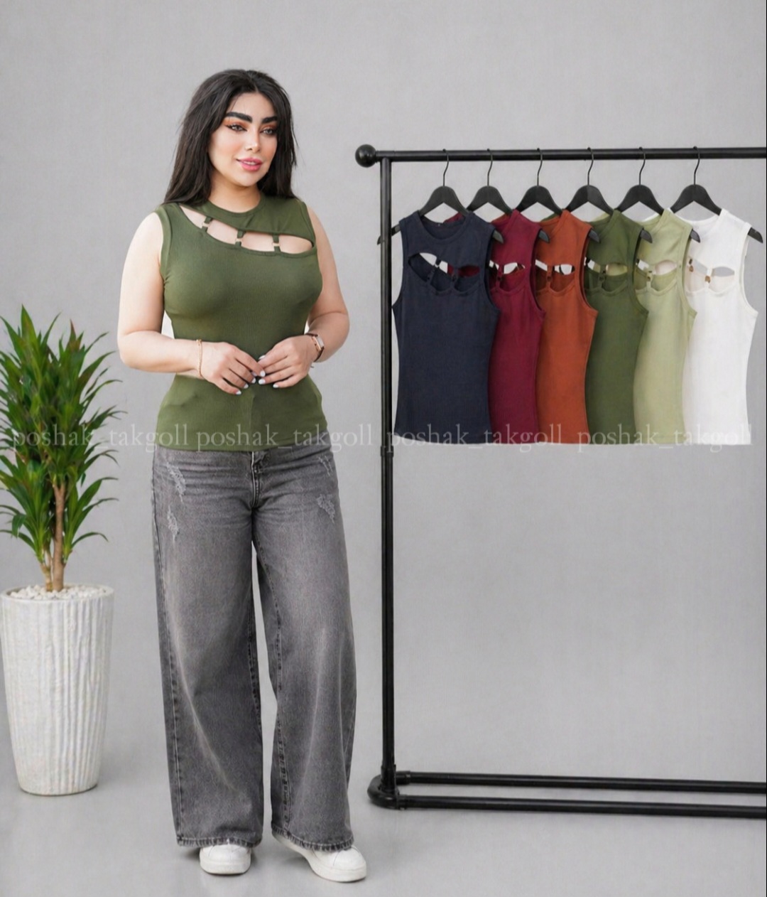 تاپ زنانه فانریپ مدل حلقه ای